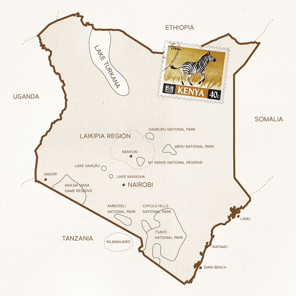 Map of Kenya